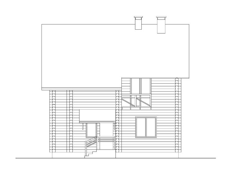 Архитектурный проект дома 231 кв.м: эскизы фасадов