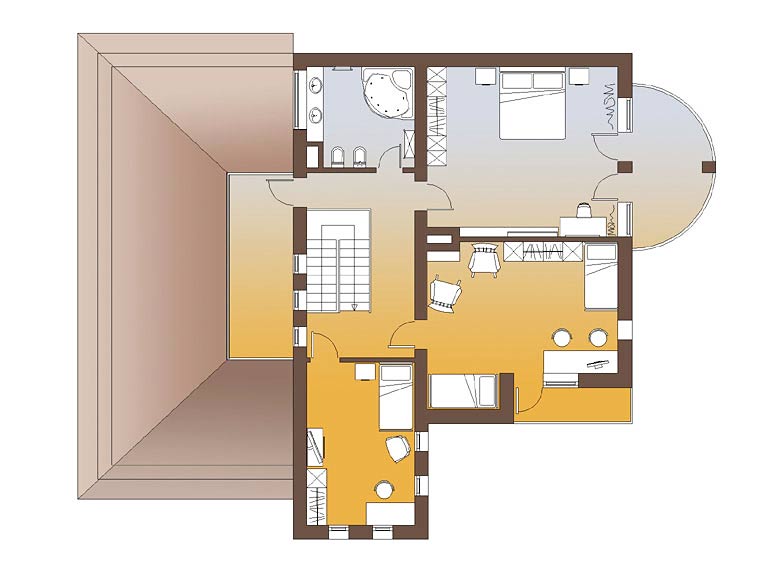 Архитектурный проект дома 360 кв.м: планы этажей