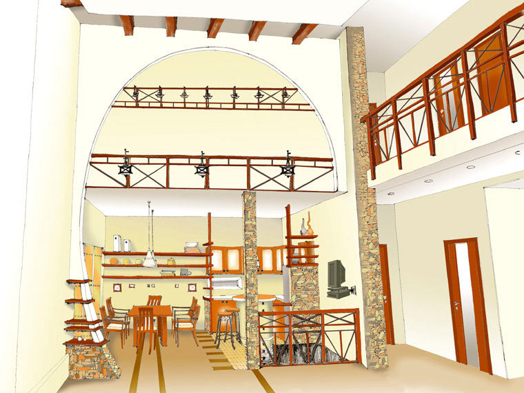 Архитектурный проект дома 150 кв.м: эскизы внутренней планировки