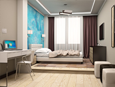 Дизайн-проект интерьера двухкомнатной квартиры 75 кв.м