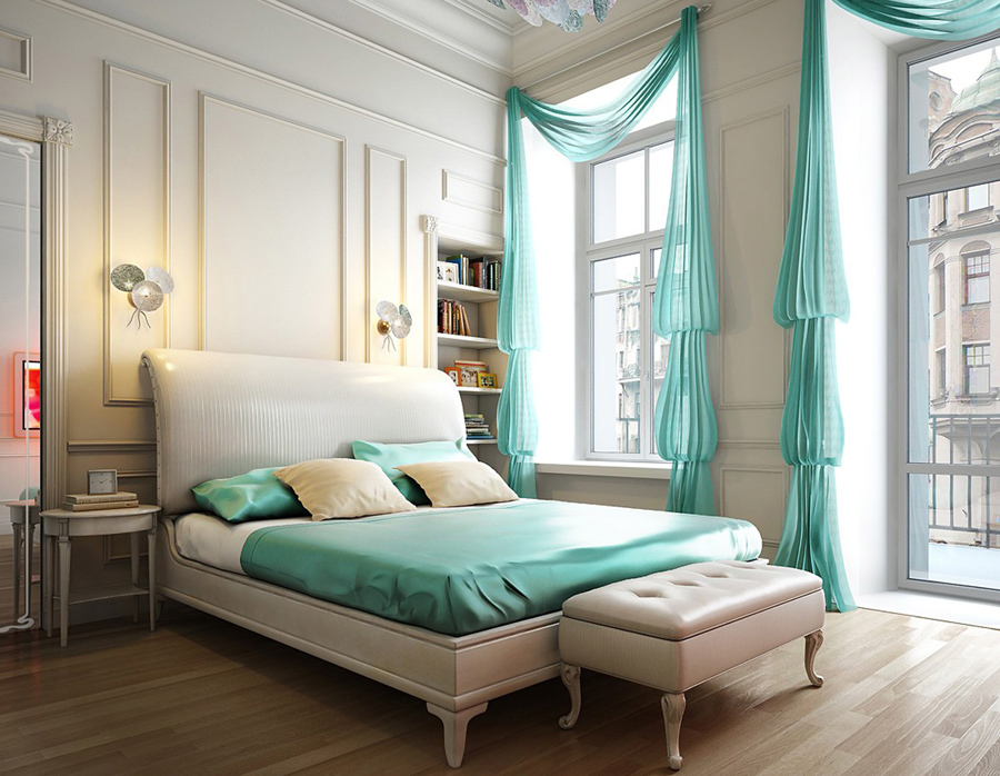 Дизайн интерьера спальни: выбор цвета