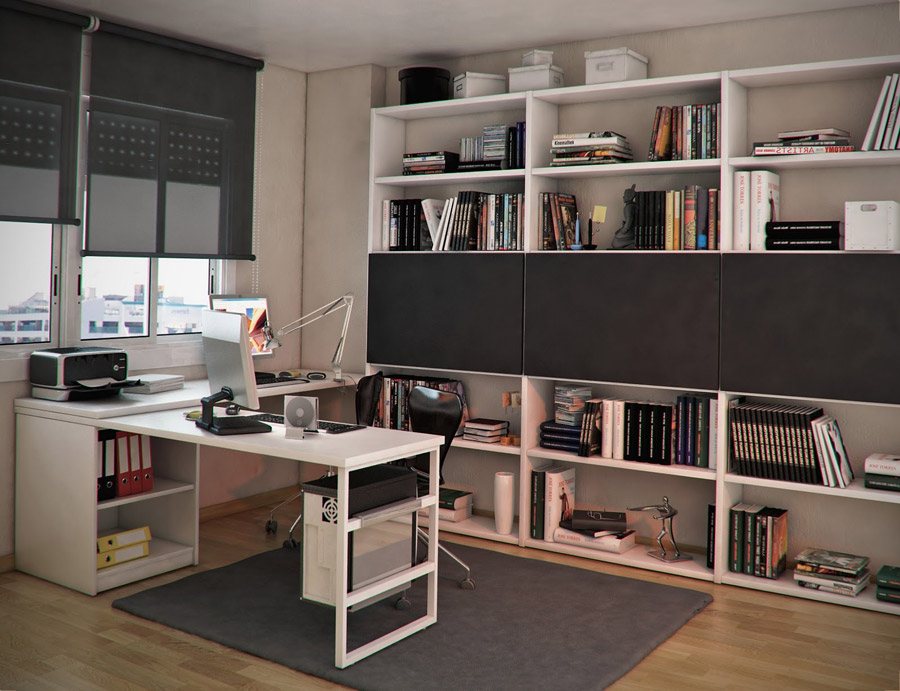 Дизайн интерьера кабинета в современном стиле