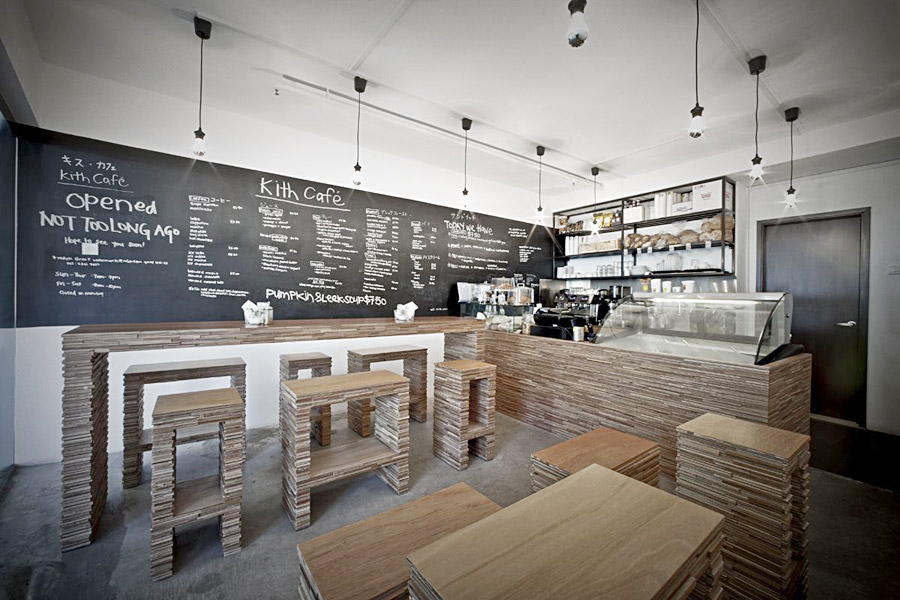 Дизайн интерьера современного кафе