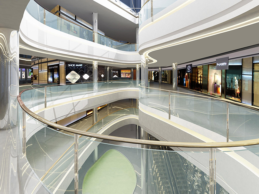 Дизайн интерьеров магазинов к крупных торговых центрах
