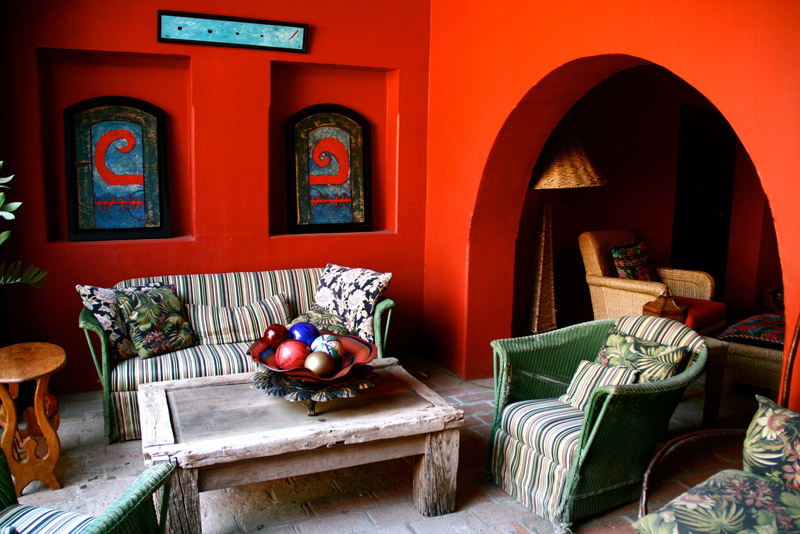 Мексиканский стиль в интерьере гостиной