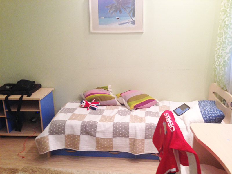 Детская комната для двух мальчиков до ремонта - спальные места