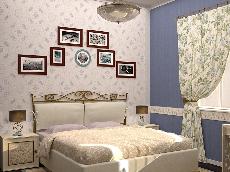 3D-визуализация спальни