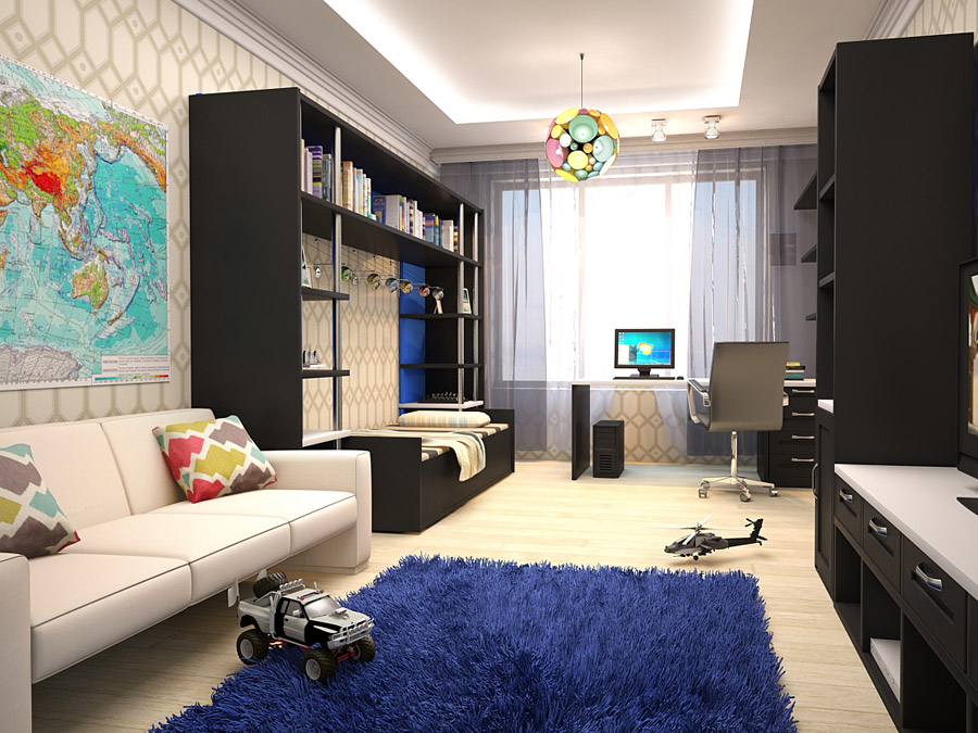 Дизайн интерьера четырехкомнатной квартиры 145 кв.м для семьи (фото, дизайн-проект, чертежи) - Арт Проект г. Москва